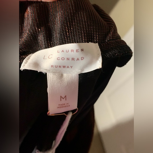 Lauren Conrad Copper Pleated Skirt NWT - Picture 4 of 8